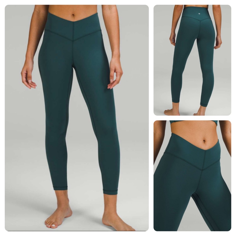 Lululemon Align V-Waist Pant 25"
Green Jasper size 6 EUC